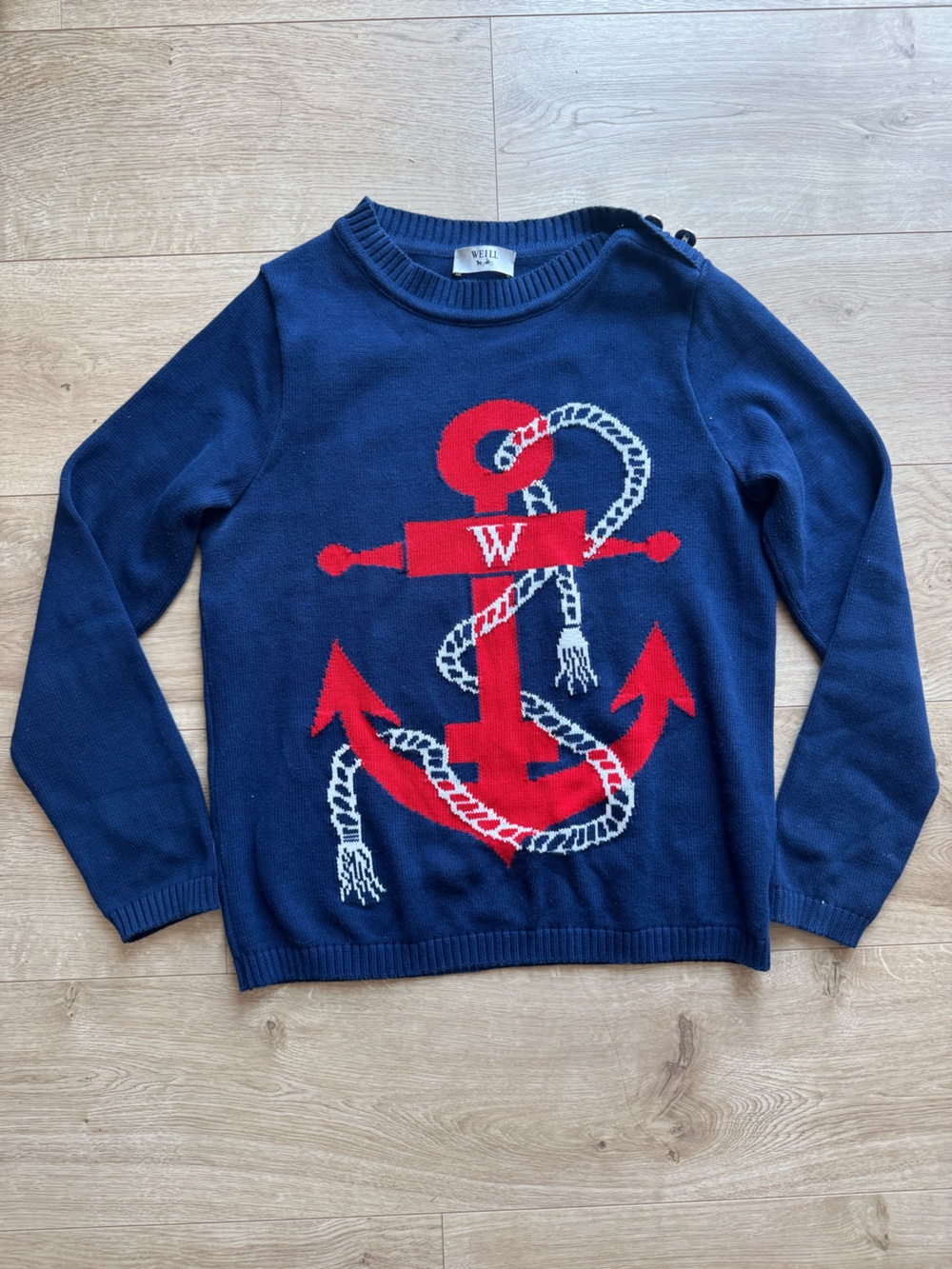 Weill Nautical 100% Cotton Sweater
